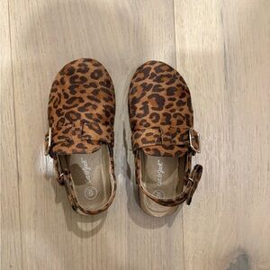 Cat & Jack Brown Leopard Print Kids Shoes